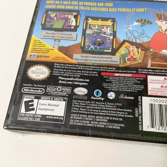 2009 Phineas and Ferb Nintendo DS Disney Video Game - Picture 6 of 14